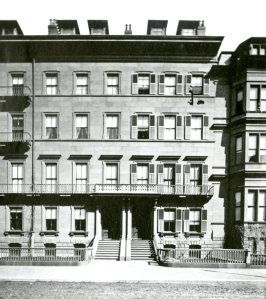 104-106 Beacon (ca. 1867), photograph by Josiah Johnson Hawes, courtesy of the Boston Athenaeum