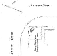 Plan of land taken by eminent domain at the SW corner of Arlington and Beacon, September 1951; Suffolk County Deed Registry, Book 6725, page 78