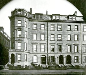 101-107 Beacon (ca. 1867), photograph by Josiah Johnson Hawes, courtesy of the Boston Athenaeum