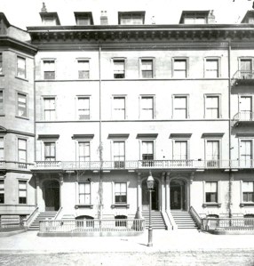 112-116 Beacon (ca. 1867), photograph by Josiah Johnson Hawes, courtesy of the Boston Athenaeum