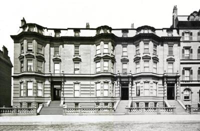 126-130 Beacon (ca. 1867), composite of two photographs by Josiah Johnson Hawes, originals courtesy of the Boston Athenaeum