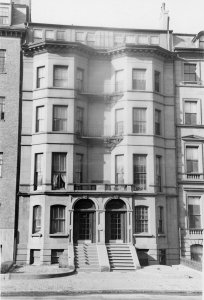 136-138 Beacon (ca. 1942), photograph by Bainbridge Bunting, courtesy of The Gleason Partnership