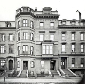146-152 Beacon (ca. 1867), photograph by Josiah Johnson Hawes, courtesy of the Boston Athenaeum