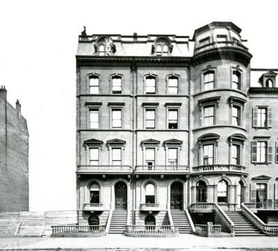 154-158 Beacon (ca. 1867), photograph by Josiah Johnson Hawes, courtesy of the Boston Athenaeum