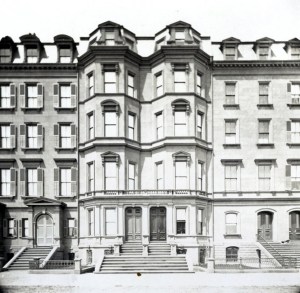 220-226 Beacon (ca. 1867), photograph by Josiah Johnson Hawes, courtesy of the Boston Athenaeum