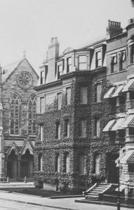 247 Berkeley, Newbury Street façade (ca. 1880), courtesy of Historic New England 