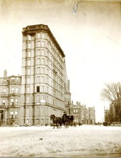 282 Berkeley ca. 1895, nearing completion of construction; courtesy of the Boston Athenaeum