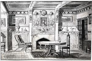 270 Clarendon, Dining Room; "The Book of American Interiors" (1876)