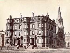 29-31-33 Commonwealth (ca. 1870), photograph by Frederick M. Smith, II; courtesy of the Print Department, Boston Public Library