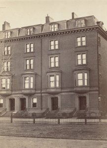 32-36 Commonwealth (ca. 1870), photograph by Frederick M. Smith, II; courtesy of the Print Department, Boston Public Library