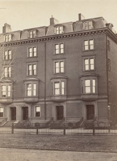 32-36 Commonwealth (ca. 1870), photograph by Frederick M. Smith, II; courtesy of the Print Department, Boston Public Library