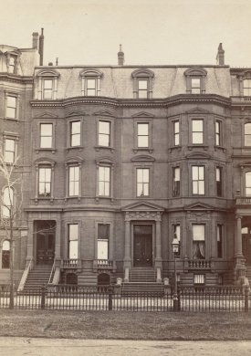 42-44 Commonwealth (ca. 1870), photograph by Frederick M. Smith, II; courtesy of the Print Department, Boston Public Library