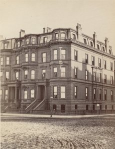 46-48 Commonwealth (ca. 1870), photograph by Frederick M. Smith, II; courtesy of the Print Department, Boston Public Library