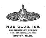 Hub Club letterhead from 1928