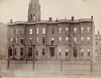 54-58 Commonwealth (ca. 1870), photograph by Frederick M. Smith, II; courtesy of the Print Department, Boston Public Library