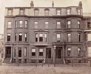 68-72 Commonwealth (ca. 1870), photograph by Frederick M. Smith, II; courtesy of the Print Department, Boston Public Library