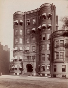 308 Commonwealth (ca. 1890); courtesy of the Print Department, Boston Public Library