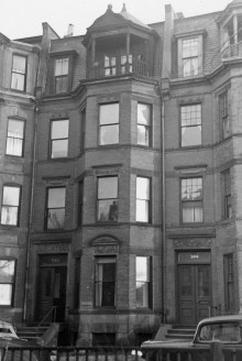 342 Commonwealth (ca. 1942), photograph by Bainbridge Bunting, courtesy of The Gleason Partnership