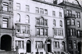 349-353 Commonwealth (ca. 1942), photograph by Bainbridge Bunting, courtesy of the Boston Athenaeum