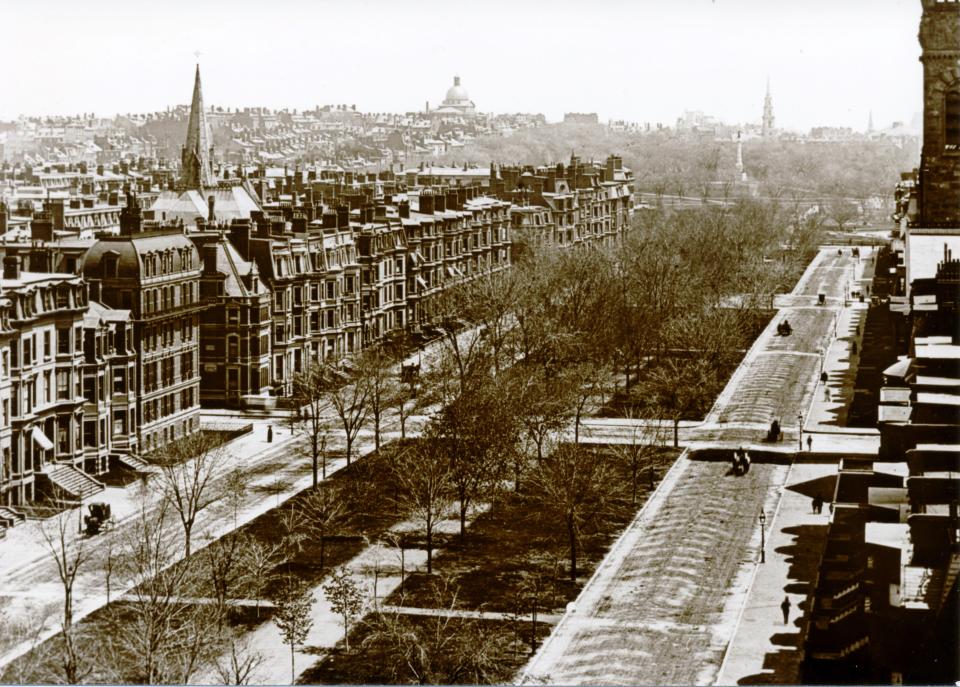 North side of Commonwealth looking east from 109 Commonwealth (ca. 1890); courtesy of Barry and Judith Solar