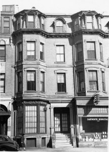 281 Dartmouth (ca. 1942), photograph by Bainbridge Bunting, courtesy of The Gleason Partnership