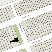 Irregular Lot 46' on Dartmouth, 100' East-to-West, 18' on the western line (2,639 sf)