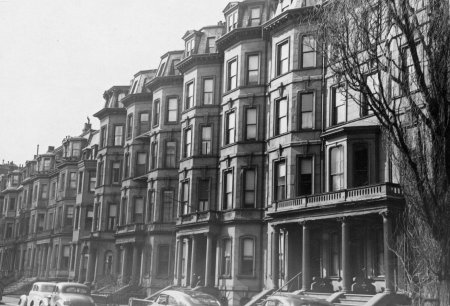3-23 Marlborough, looking west (ca. 1942), photograph by Bainbridge Bunting, courtesy of The Gleason Partnership