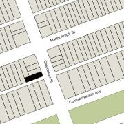 Irregular Lot 23' on Gloucester, 84' on Alley 428, 23.5' at West (1.944 sf)