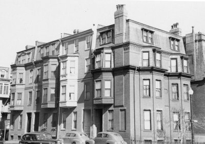 14-20 Hereford, looking north from Marlborough (ca. 1942), photograph by Bainbridge Bunting, courtesy of The Gleason Partnership