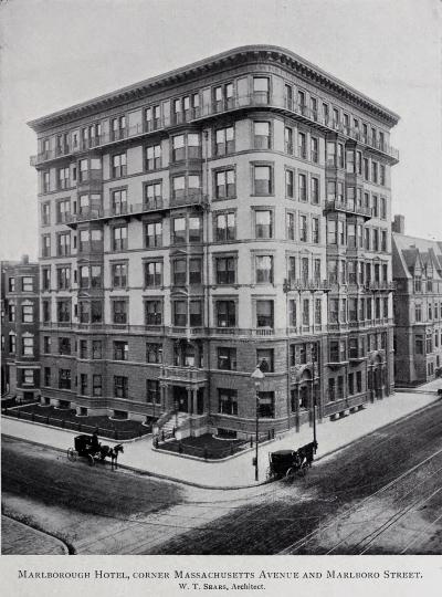 416 Marlborough, from the catalogue for the 1899 Exhibition of the Boston Architectural Club and Boston Society of Architects