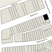 Irregular lot: 48' on Beacon, 63.02' on Massachusetts (3,023 sf)