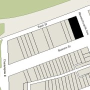 Combined lot 58.36′ x 150′ (8,754 sf) 