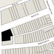 Irregular Lot: 104.67' on Charlesgate East and 102.71' on Beacon (12,259 sf)