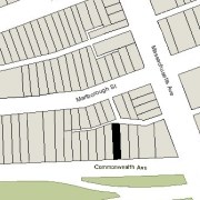 Irregular Lot: 23.39' on Commonwealth (2,600 sf)