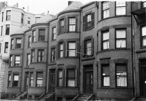 453-457 Marlborough (ca. 1942), photograph by Bainbridge Bunting, courtesy of The Gleason Partnership