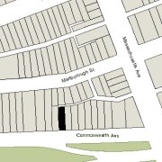 Irregular Lot: 23.99' on Commonwealth (2,184 sf)