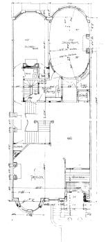 First floor plan, 350 Beacon (1896)